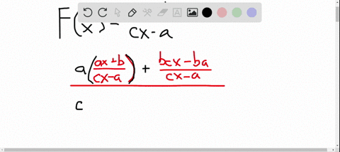 let-fxfraca-xbc-x-a-show-that-fleftfraca-xbc-x-arightx-where-a2b-c-neq-0