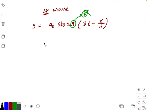 a-simple-harmonic-wave-is-represented-by-the-relation-yx-ta_o-sin-2-xleftv-t-fracxlambdaright-if-the