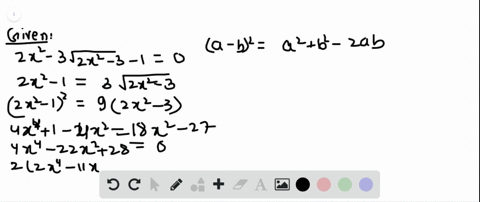 solve-each-equation-find-imaginary-solutions-when-possible-2-x2-3-sqrt2-x2-3-10