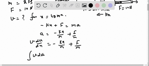 the-spring-of-constant-k200-mathrmn-mathrmm-is-attached-to-both-the-support-and-the-2-kg-cylinder-wh