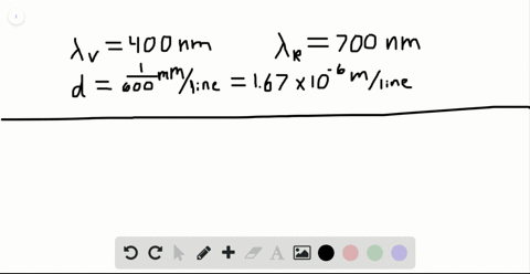 intense-white-light-is-incident-on-a-diffraction-grating-that-has-600-linesmm-a-what-is-the-highest-