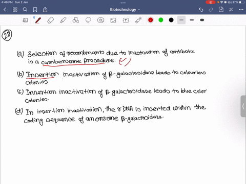 select-the-incorrect-statement-a-selection-of-recombinants-due-to-inactivation-of-antibiotic-is-a-cu