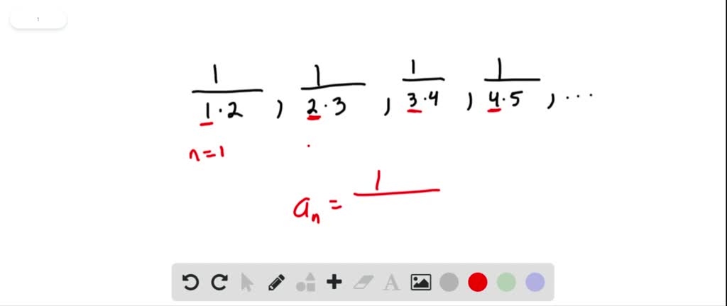 Nth Pattern The given pattern continues. Write down the nth term of a sequence an ...