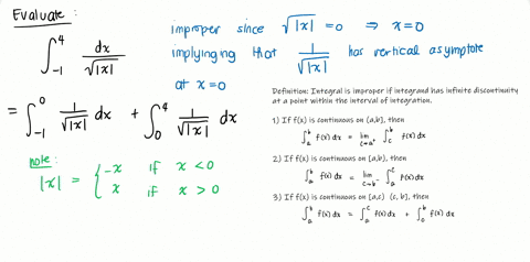 a-state-why-the-integral-is-improper-then-b-evaluate-the-integral-or-state-that-it-diverges-int_-14-