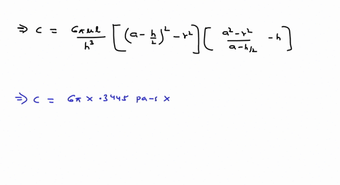 the-damping-constant-c-of-the-dashpot-shown-in-fig-1108-is-given-by-127-cfrac6-pi-mu-lh3leftlefta-fr