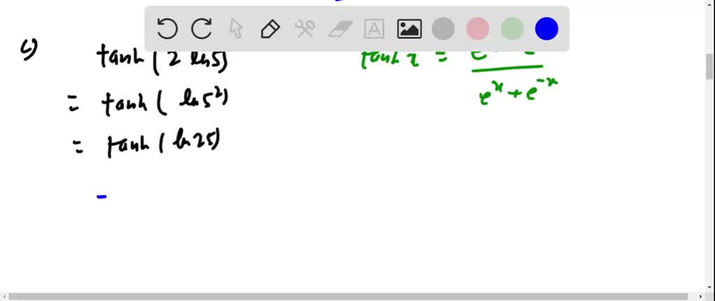 Find the exact numerical value of each expression. (a) sinh (ln 3) (b ...