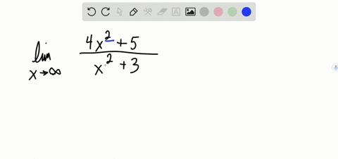 find-the-limit-lim-_x-rightarrow-infty-frac4-x25x23