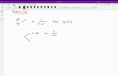 prove-that-the-sum-of-a-convergent-geometric-series-1rr2cdots-must-be-greater-than-frac12
