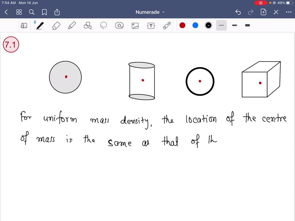 Centre Of Mass, System Of 'N' Discrete Particles, Continuous Mass  Distribution, Semi Circular Ring – Physics Wallah