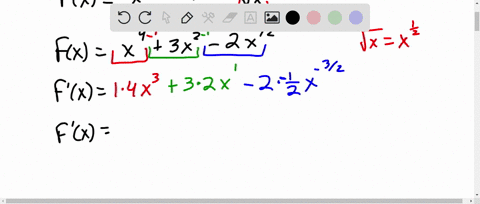 compute-the-indicated-derivative-f4x-text-for-fxx43-x2-2-sqrtx