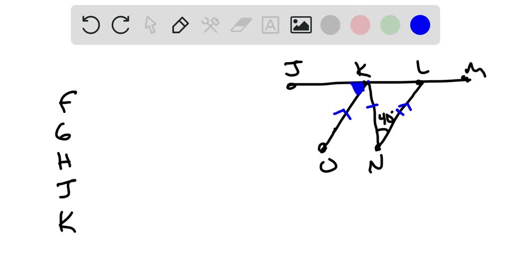 SOLVEDIn the figure below, K O is parallel to L N, points J, K, L, and