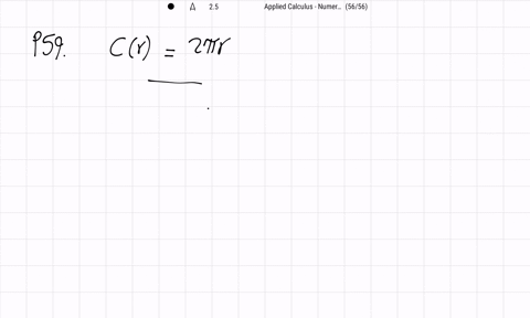 the-circumference-of-a-circle-is-given-by-cr2-pi-r-where-r-is-the-radius-of-the-circle-what-is-the-2