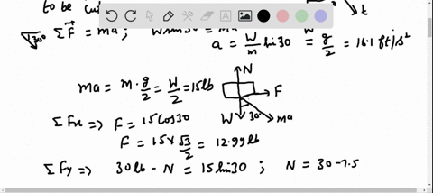 the-coefficients-of-friction-between-the-30-1-b-block-and-the-5-lb-platform-b-d-are-mu_s050-and-mu_k