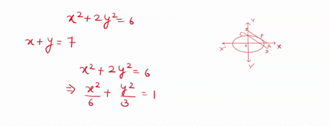find-a-point-on-the-curve-x22-y26-whose-distance-from-the-line-xy7-is-minimum