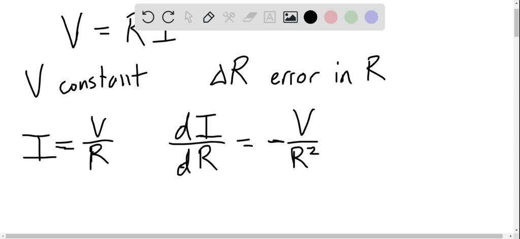 If a current I passes through a resistor with resistance R, Ohm's Law ...