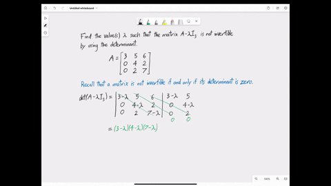 use-the-determinant-to-find-out-for-which-values-of-the-constant-lambda-the-matrix-a-lambda-i_n-f-15