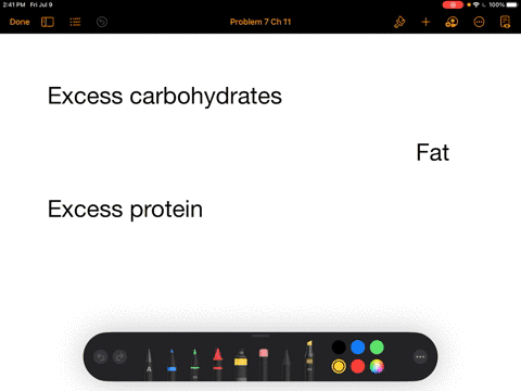 excess-carbohydrates-and-proteins-are-stored-as-_______-a-amino-acids-b-starches-c-fats-d-monosaccha