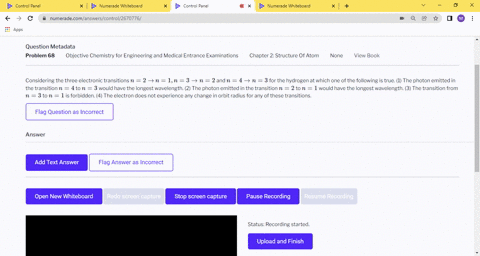 considering-the-three-electronic-transitions-n2-rightarrow-n1-n3-rightarrow-n2-and-n4-rightarrow-n3-