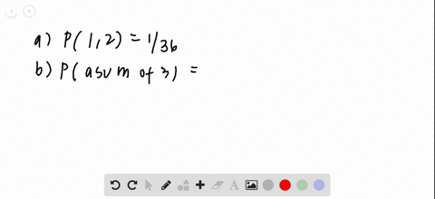if-a-single-die-is-tossed-twice-then-what-is-the-probability-of-getting-a-a-1-followed-by-a-2-b-a-su
