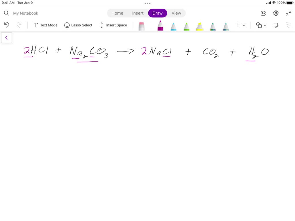 SOLVED: balancear la siguiente ecuación: Na + HCl —> NaCl + H2