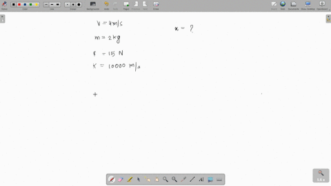 a-2-mathrmkg-block-slides-on-a-horizontal-floor-with-a-speed-of-4-mathrmms-1-it-strikes-an-uncompres