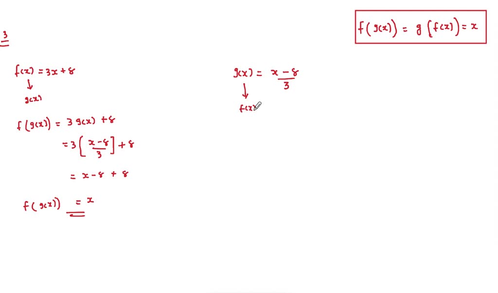 ⏩SOLVED:In Exercises 1-10, find f(g(x)) and g(f(x)) and determine ...