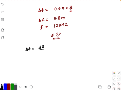 the-phase-difference-between-two-points-separated-by-08-mathrmm-in-a-wave-of-frequency-120-mathrmhz-