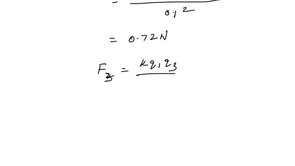 ⏩SOLVED:Three point charges are fixed in place in a right triangle ...