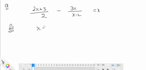 solve-each-equation-see-example-1-frac2-x52-frac3-xx-2x