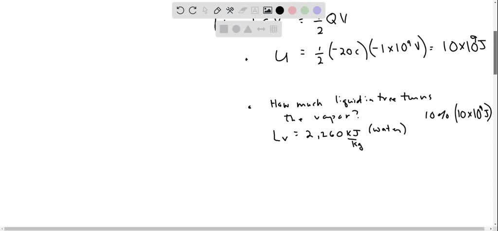 SOLVED:(a) If the bottom of a thundercloud has a potential of -1.00 ×10 ...