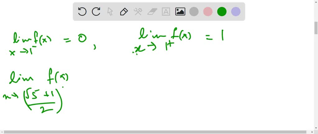 SOLVED:Let f(x)=[x^2-x+1] where [ ] denotes the greatest integer ...