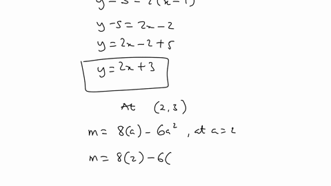 a-find-the-slope-of-the-tangent-to-the-curve-y34-x2-2-x3-at-the-point-where-xa-b-find-equations-of-t