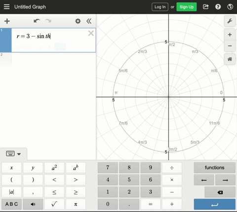 SOLVED:Graph the polar curve. r=sin3 θ