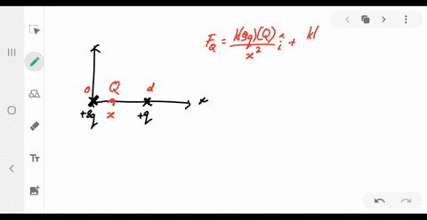 two-small-beads-having-positive-charges-3q-and-q-are-fixed-at-the-opposite-ends-of-a-horizontal-insu