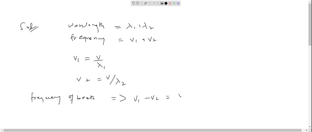 solved-two-sound-waves-of-length-1-m-and-1-01-m-in-a-gas-produce-10