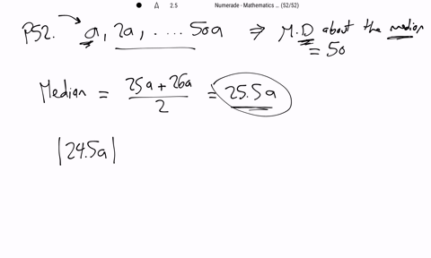 if-the-mean-deviation-about-the-median-of-the-numbers-a-2-a-ldots-50-a-is-50-then-a-equals-a-3-b-4-c