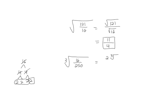 use-the-quotient-property-to-simplify-square-roots-a-sqrtfrac12116-b-sqrt3frac16250-sqrt4frac32162