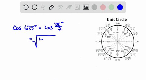 in-problems-13-20-find-the-exact-value-without-a-calculator-using-half-angle-identities-cos-675circ