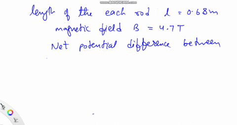 two-068-m-long-conducting-rods-are-rotating-at-the-same-speed-in-opposite-directions-and-both-are-pe