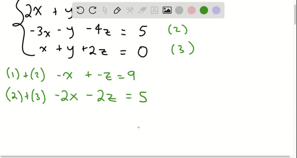 SOLVED:Solve the given systems of equations by using Maple's fsolve ...