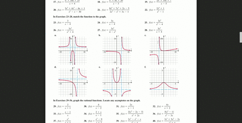match-the-function-to-the-graph-fxfrac3-x2x4