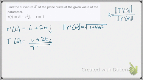 find-the-curvature-k-of-the-plane-curve-at-the-given-value-of-the-parameter-mathbfrtt-mathbfit2-ma-2