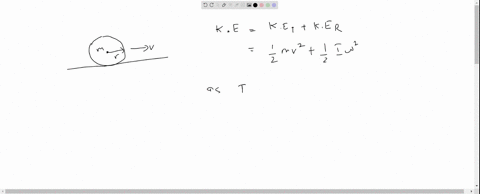 a-circular-disc-of-mass-mathrmm-and-radius-mathrmr-is-rolling-on-a-smooth-horizontal-surface-with-a-