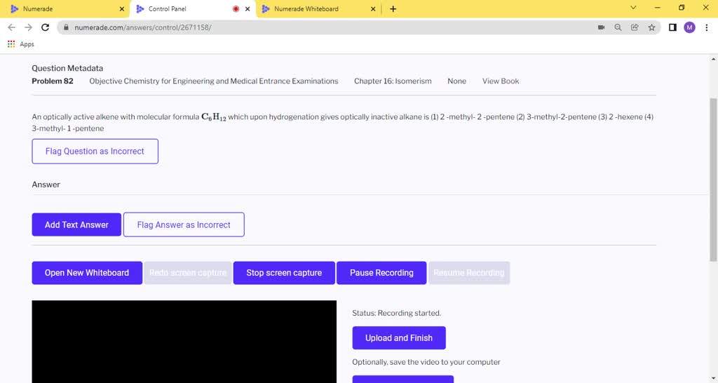 SOLVED:- The total number of isomers including stereoisomers for 1,2 ...