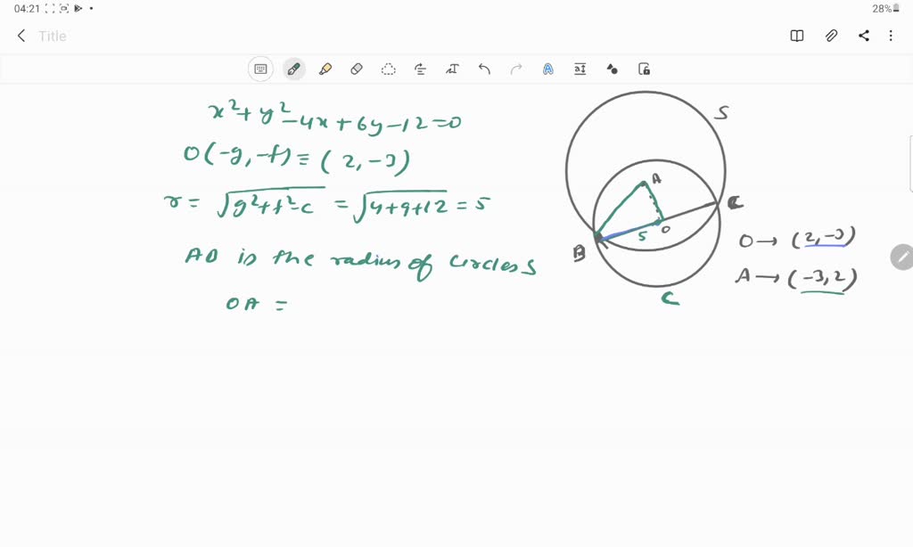 solved-if-one-of-the-diameters-of-the-circle-given-by-the-equation-x