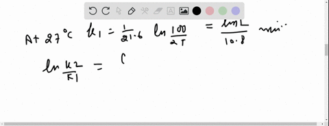 a-first-order-reaction-mathrma-rightarrow-mathrmb-activation-energy-is-48-mathrmkcal-mathrmmol-when-