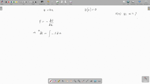 a-particle-is-placed-at-the-origin-and-a-force-fk-x-is-acting-on-it-where-k-is-a-positive-constant-i