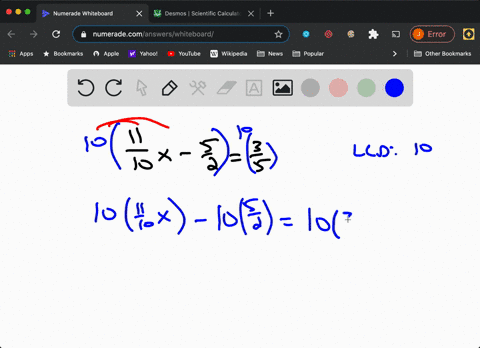 solve-equation-by-first-clearing-it-of-fractions-check-the-result-frac1110-x-frac52frac35-x