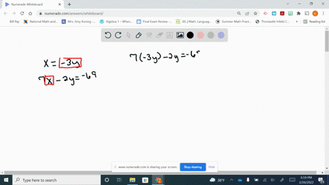 solve-each-system-by-using-the-substitution-method-leftbeginarraylx-3-y-7-x-2-y-69endarrayright