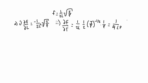 the-frequency-of-vibrations-of-a-vibrating-violin-string-is-given-by-ffrac12-l-sqrtfractrho-where-3